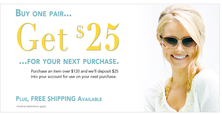 Get $25 off your next purchase