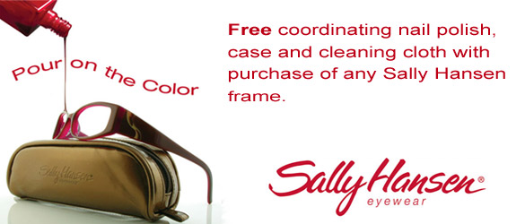 Sally Hansen on FramesDirect.com