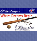 Little League Baseball eyeglasses eyewear