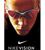 Nike rimless sunglasses