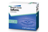 Bausch Lomb contact lenses Soflens 38 (6 pack)