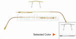 Silhouette Rimless 7534 Titan Next Gen III Chassis Eyeglasses