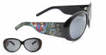 Christian Audigier CAS 410 Broken Heart Sunglasses