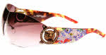 Ed Hardy EHS 030 White Tiger Sunglasses