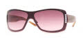 110/84 Brushed Purple frame/Brown Polar-Gradient Silver Mirror lenses