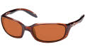 BR-10 Shiny Tortoise/ Vermillion Polarized CR-39 Lens