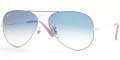 (074/3F) White frame / Crystal-White Gradient lenses
