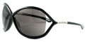 199 Shiny Black - Gunmetal Temple  / Smoke Lens