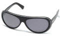 (QAN1179) Black Pipe / Smoke lenses