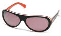 (QAN1177) Orange Pipe / Brown lenses