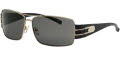 (QAG3238) Gold  / Smoke Polarized
