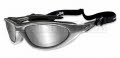 555 Aluminum Gloss/ Silver Flash lenses