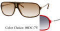 06DC-7V Red White-Palladium / Gray Gradient