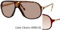 0FRO-ZL Shiny Red / Light Brown Shaded Lens