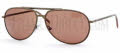 (0QHK) Semi Matte Kakhi / Brown lenses