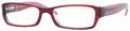 3404 Striped Red - Transparent Blue