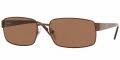 (834/57) Brown with Green Reflections / Brown Polarized lenses