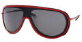 9006/87 Shiny Black with Red / Gray lenses