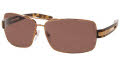 7OE8C1 Brass / Brown lenses
