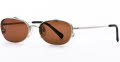 (T) Natural Titanium / (B6) High Contrast Bronze Glass Polarized lenses