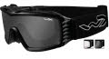 (GOPATB) Black frame / Smoke + Clear Lens Set
