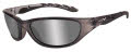 697 Crystal Metallic/ Polarized Silver Flash lenses
