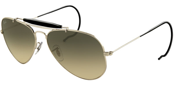 Ray Ban 3030 Outdoorsman Aviator with Cable Temples sunglasses