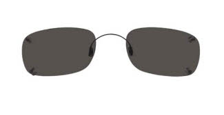 Hilco Rimless Rectangle Sunglasses