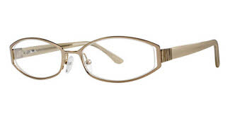 Dana Buchman Daphne Brushed GoldYG Clear Lenses Eyeglasses