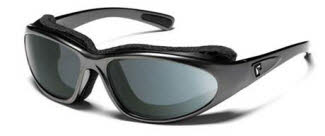 Panoptx Bora Glossy Black05 Re ACT NXT Gray Lenses30 Sunglasses