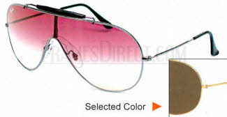 RayBan RB 3197 Aviator Wings Oval Sunglasses from framesdirect.com