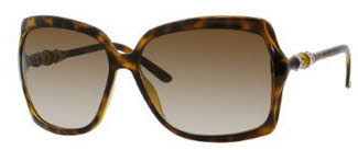 Gucci 3131S 0791 CC Havana Brown Gradient Lens Sunglasses