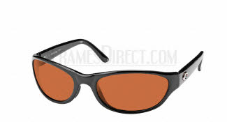 Costa Del Mar Triple Tail RXable TT 11 Shiny Black Vermillion Polarized CR 39 lenses Sunglasses