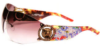 Ed Hardy Sunglasses EHS 030 White Tiger