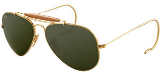 RayBan Sunglasses 3030 Outdoorsman Aviator with Cable Temples