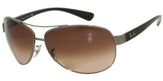 Ray Ban 3386 004 GunmetalBrown Gradient 13 Sunglasses