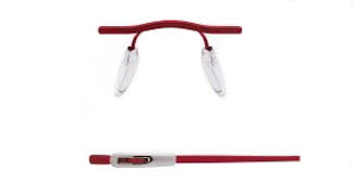 Silhouette Rimless 7554 Titan X Chassis Eyeglasses