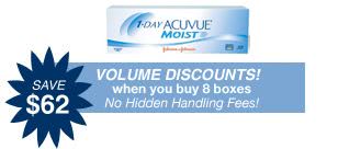  Acuvue 1 Day Moist&nbsp;Contact Lenses Contact Lenses