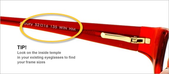 Buy Eyeglasses Online: Determine Your Frame Size