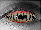 Gothika Jagged Teeth Halloween Contact Lenses