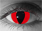 Gothika Red Cat Halloween Contact Lenses