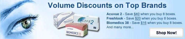 Volume Discounts on Contact Lenses