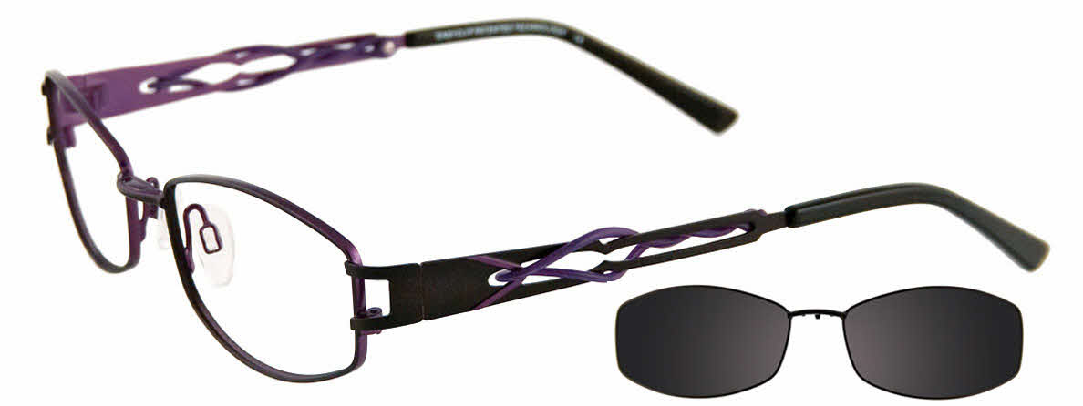 EasyClip EC250 With Magnetic Clip-On Lens Eyeglasses