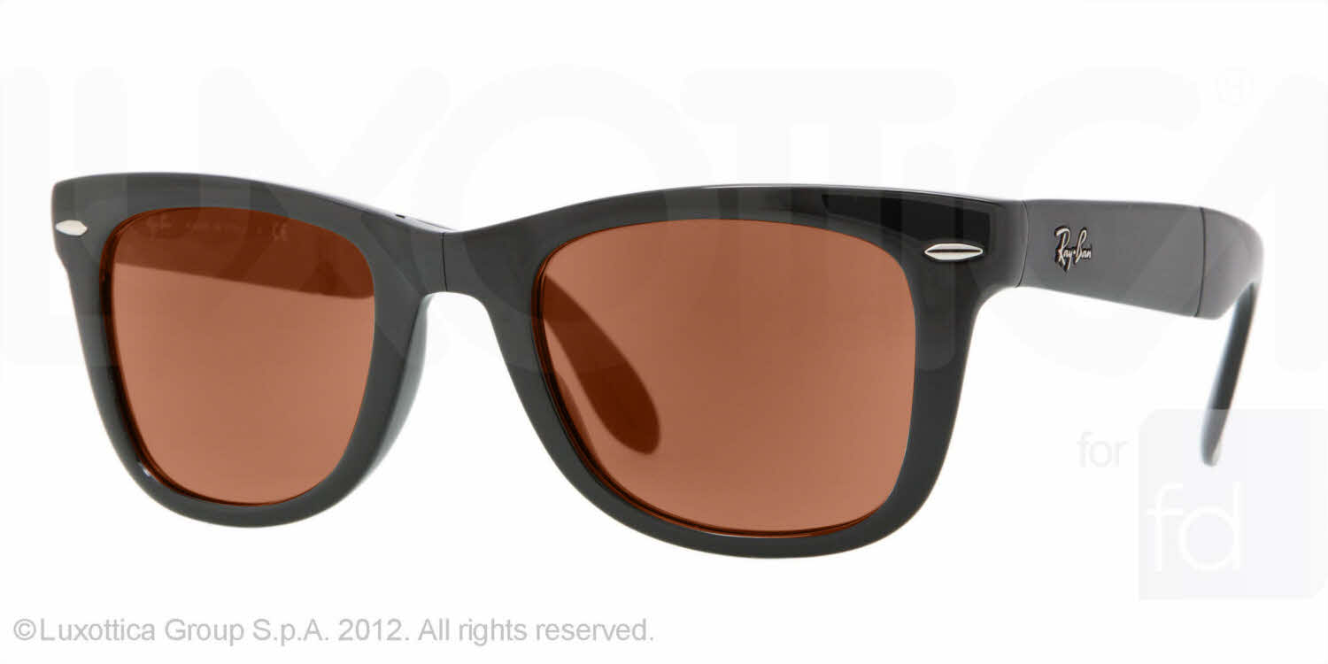 RayBan RB4105 Folding Wayfarer Prescription Sunglasses Free Shipping