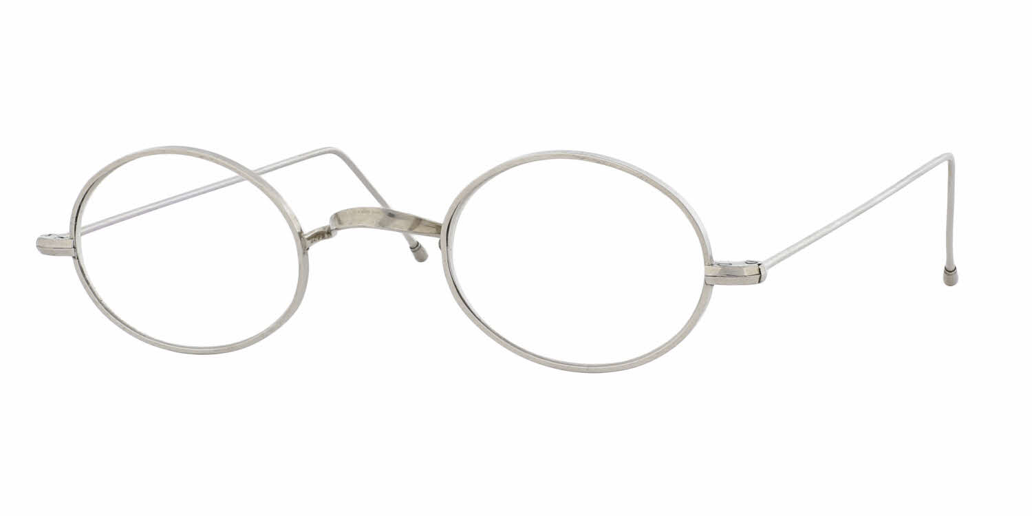 savilerow algha oval wbridge eyeglasses rhodium angle