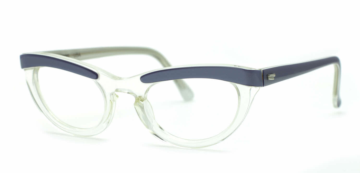 Shuron Nulady Clear Bridge Eyeglasses Free Shipping