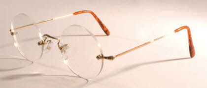 Savile Row Eyeglasses Round Diaflex Rimless (Steve Jobs) (OSRR3)