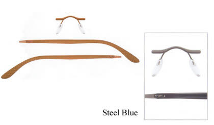 Silhouette Rimless Eyeglasses 7548 SPX Folding Rimless