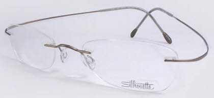 Silhouette Rimless 7395 Titan Minimal Art Chassis Eyeglasses