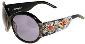 Ed Hardy EHS 002 Koi Fish Sunglasses